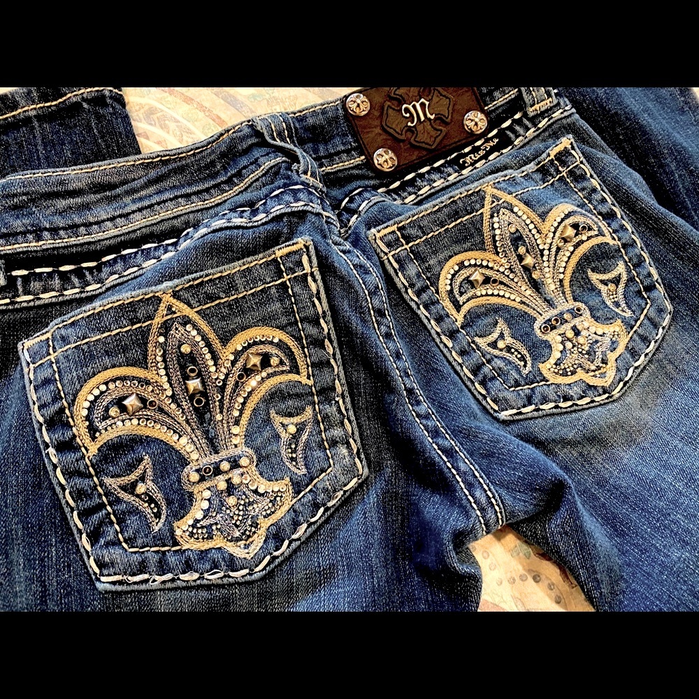 Miss me bootcut jeans 25 waist 33 inseam